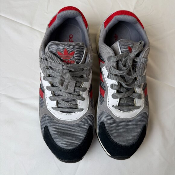 adidas Men US11 Tresc Run Grey‎ Scarlet Core Running Sneakers BOOST - Picture 3 of 7